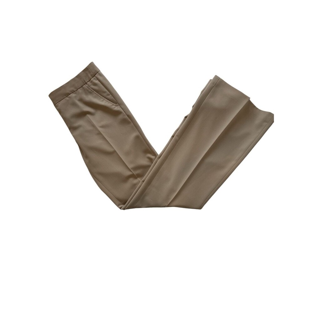BCBGMAXAZRIA Beige Tailored Flare Dress Pants Size 10 - Picture 8 of 10
